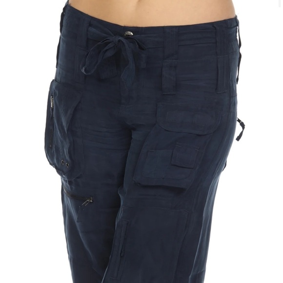 Johnny Was Hailey Cargo pants black new